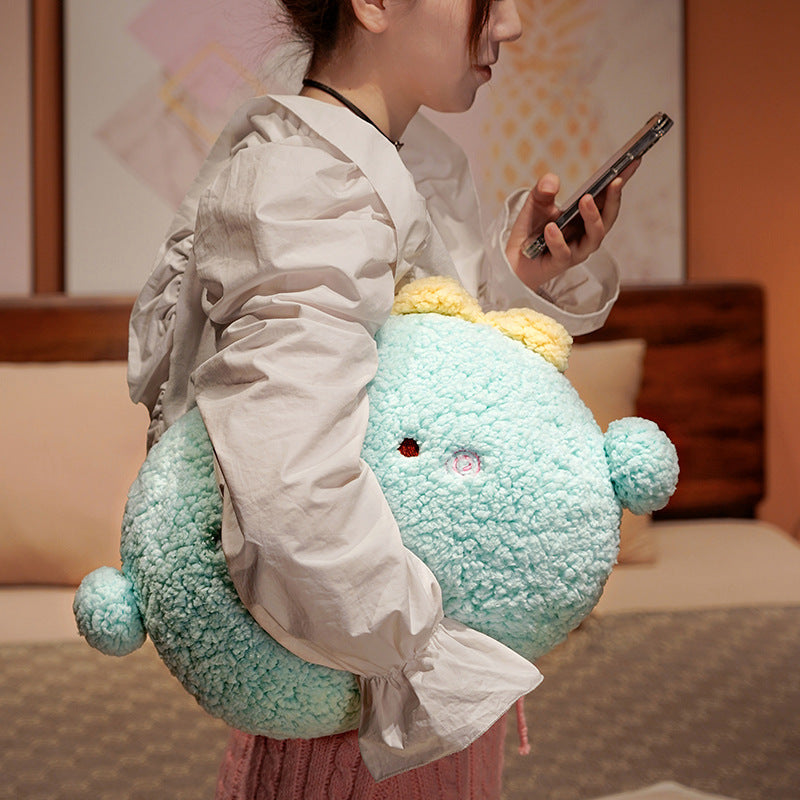 BowLift | Round Fluffy Animal Pillow Plushie Collection
