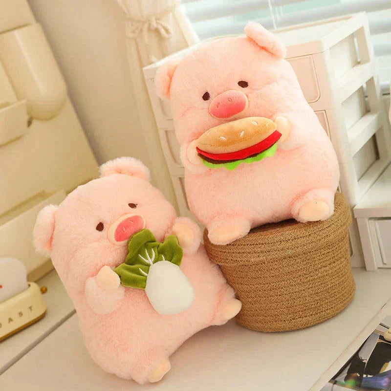 BowLift | Round Fluffy Chonky Piggy Plushie