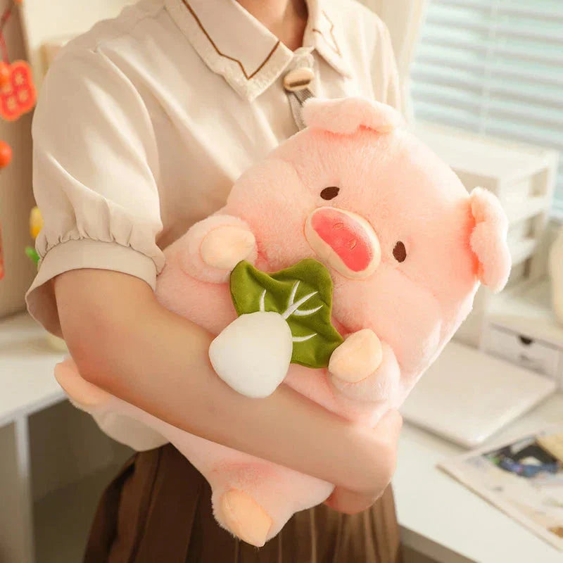 BowLift | Round Fluffy Chonky Piggy Plushie