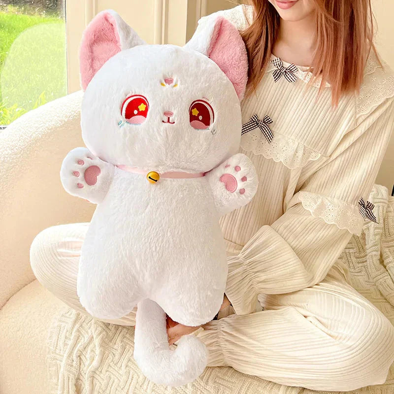 BowLift | Sailor Moon Fluffy Black White Cat Plushies
