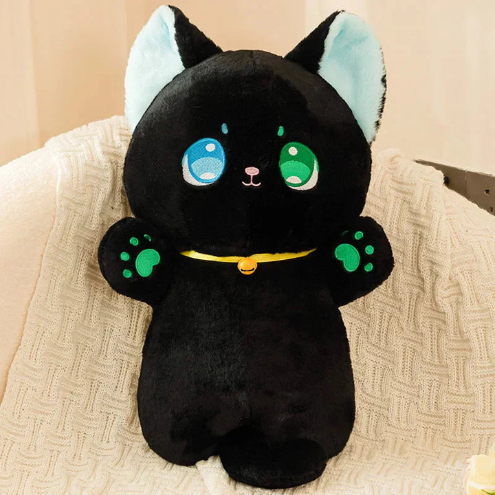 BowLift | Sailor Moon Fluffy Black White Cat Plushies