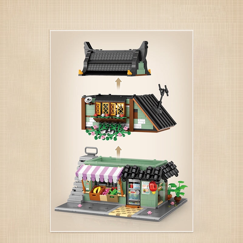 BowLift | Sakura Stores Micro Building Set