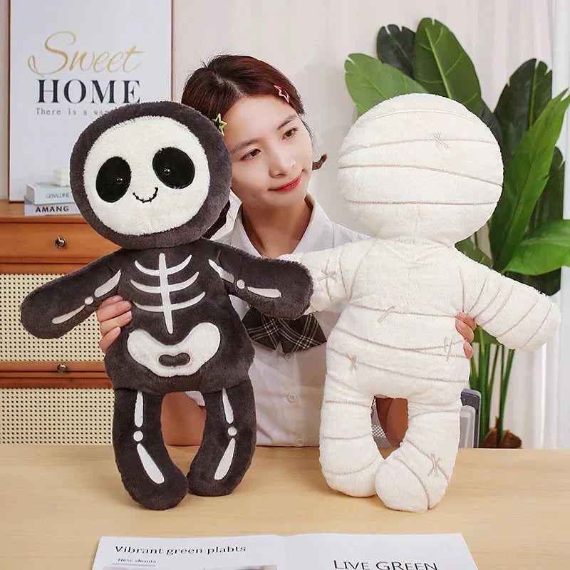 BowLift | Scary Skeleton and Mummy Halloween Plushies