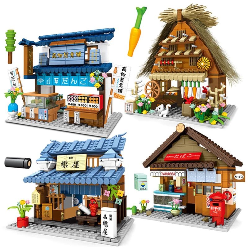 BowLift | Shirakawa-go Dori Street Japanese Stores Building Sets - Limited Stock