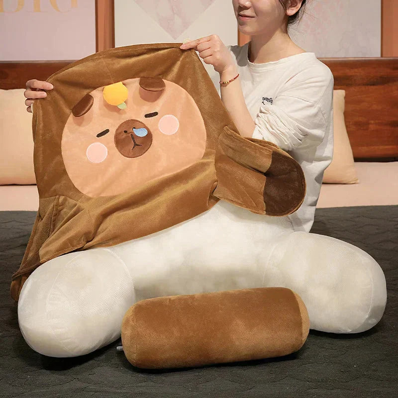 BowLift | Sleepy Capybara Resting Cushion Pillow