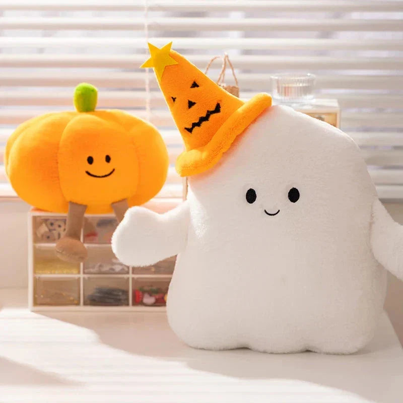 BowLift | Smiling Halloween Pumpkin Ghost Plush