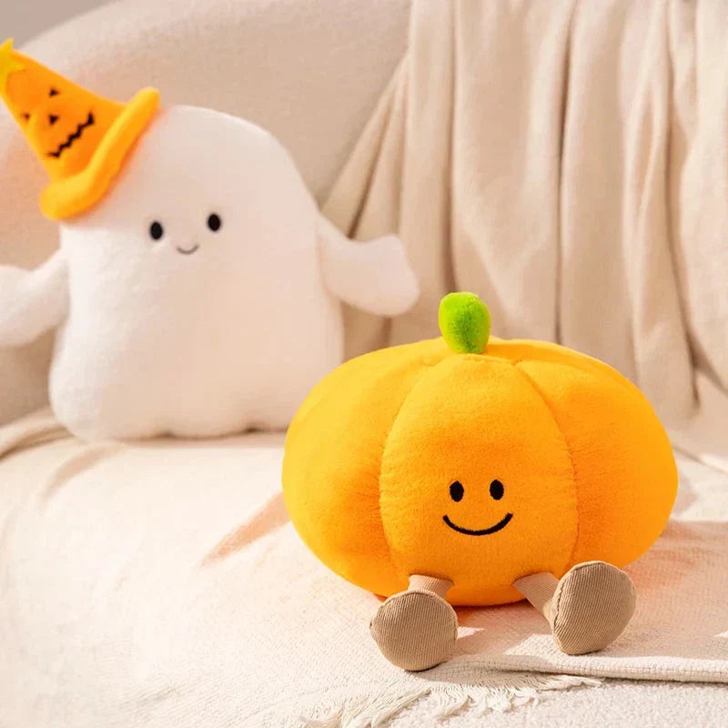 BowLift | Smiling Halloween Pumpkin Ghost Plush