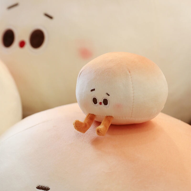 BowLift | Steamed Round Stuffed Bao Bun Plushie