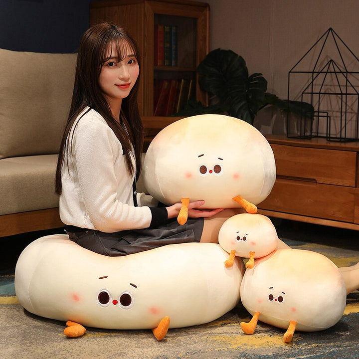 BowLift | Steamed Round Stuffed Bao Bun Plushie