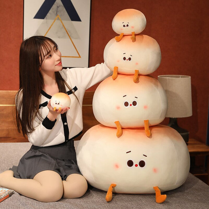 BowLift | Steamed Round Stuffed Bao Bun Plushie