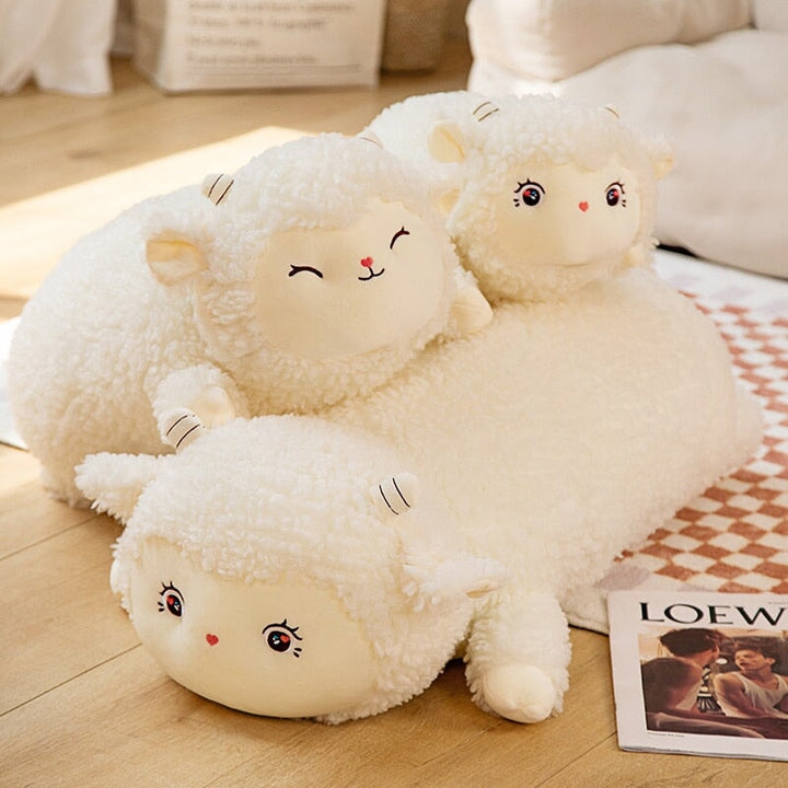 BowLift | Sweet Fluffy Laying Lamb Snuggle Buddies
