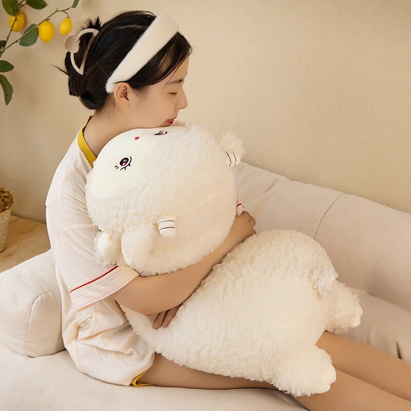 BowLift | Sweet Fluffy Laying Lamb Snuggle Buddies