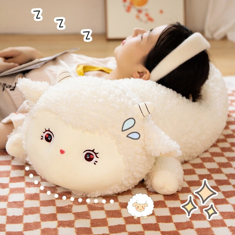 BowLift | Sweet Fluffy Laying Lamb Snuggle Buddies