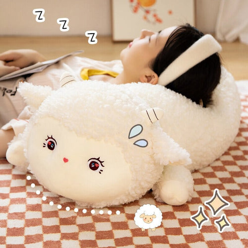 BowLift | Sweet Fluffy Laying Lamb Snuggle Buddies