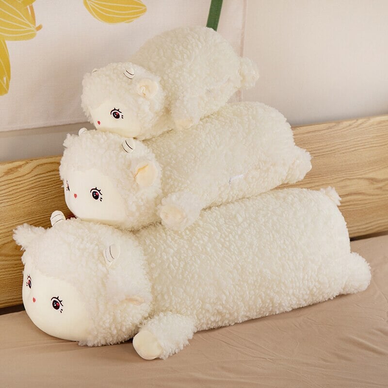 BowLift | Sweet Fluffy Laying Lamb Snuggle Buddies