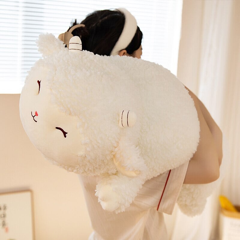 BowLift | Sweet Fluffy Laying Lamb Snuggle Buddies
