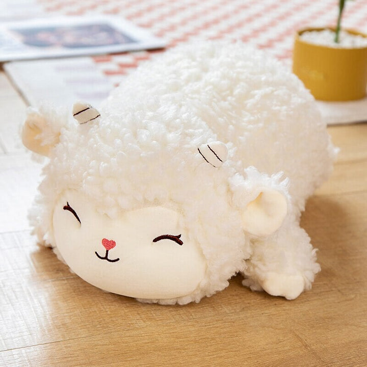 BowLift | Sweet Fluffy Laying Lamb Snuggle Buddies