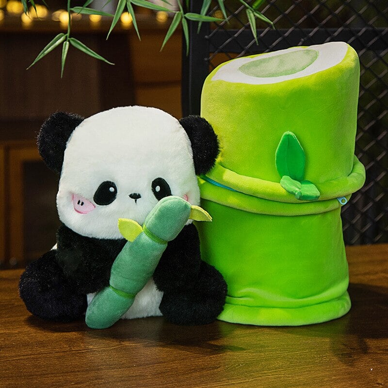 BowLift | Sze Sze the Panda Bamboo Hut Plushie