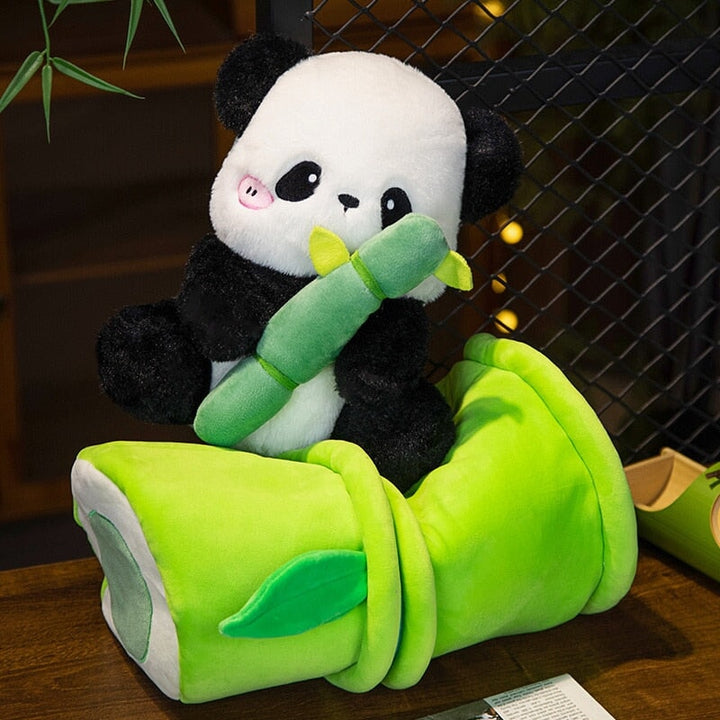 BowLift | Sze Sze the Panda Bamboo Hut Plushie