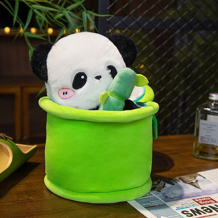 BowLift | Sze Sze the Panda Bamboo Hut Plushie