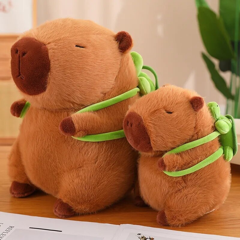 BowLift | The Adorable Capybara Turtle Back Pack Plushies