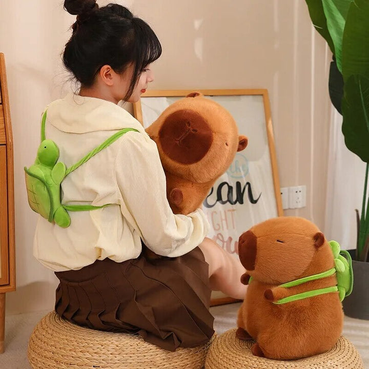 BowLift | The Adorable Capybara Turtle Back Pack Plushies