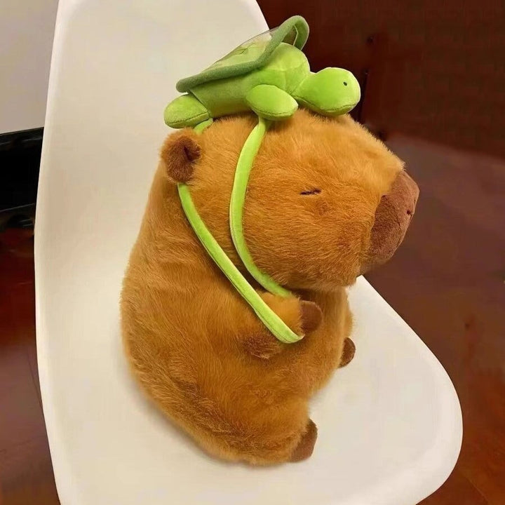 BowLift | The Adorable Capybara Turtle Back Pack Plushies