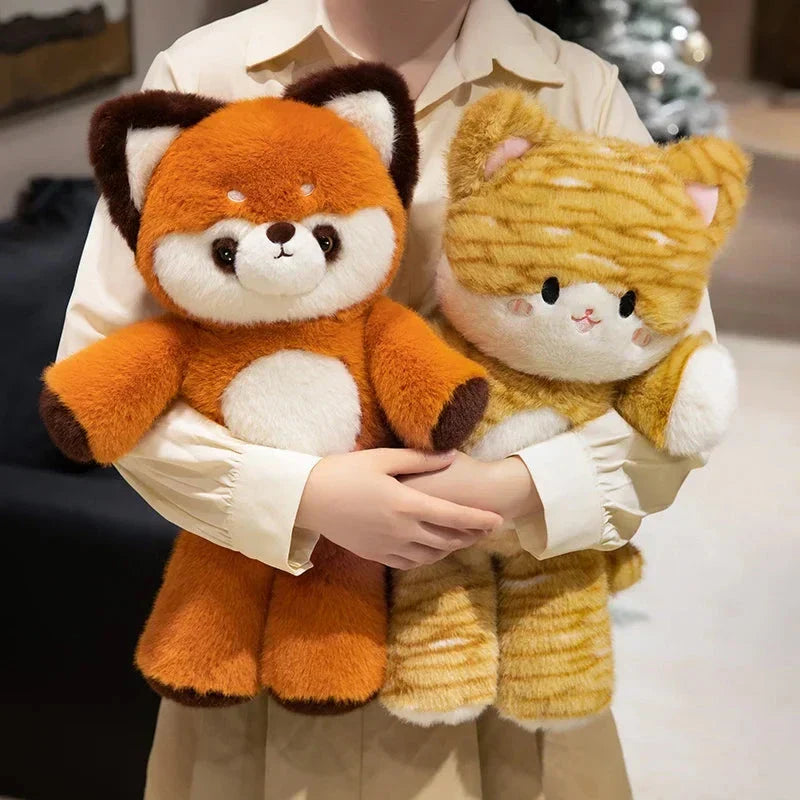 BowLift | Tomo & Mikan the Cat & Red Panda Plush Buddies