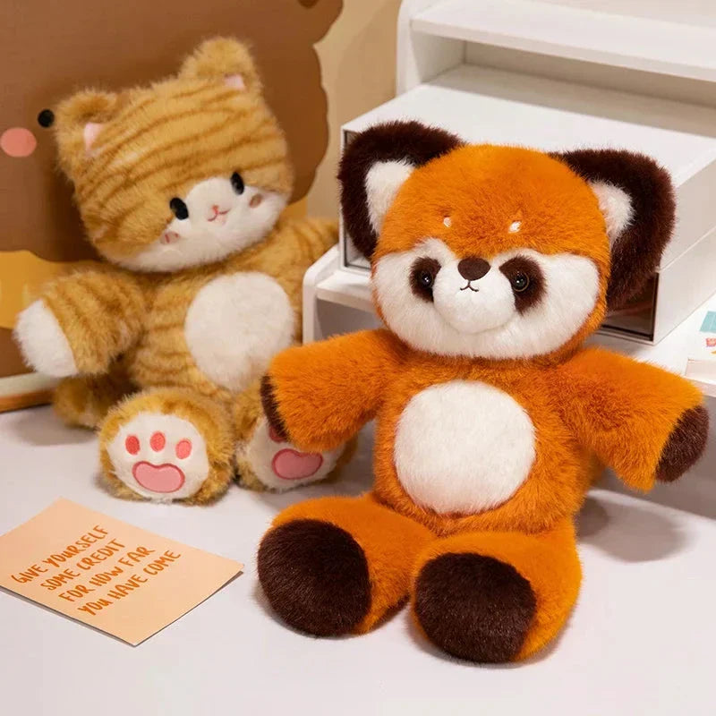 BowLift | Tomo & Mikan the Cat & Red Panda Plush Buddies
