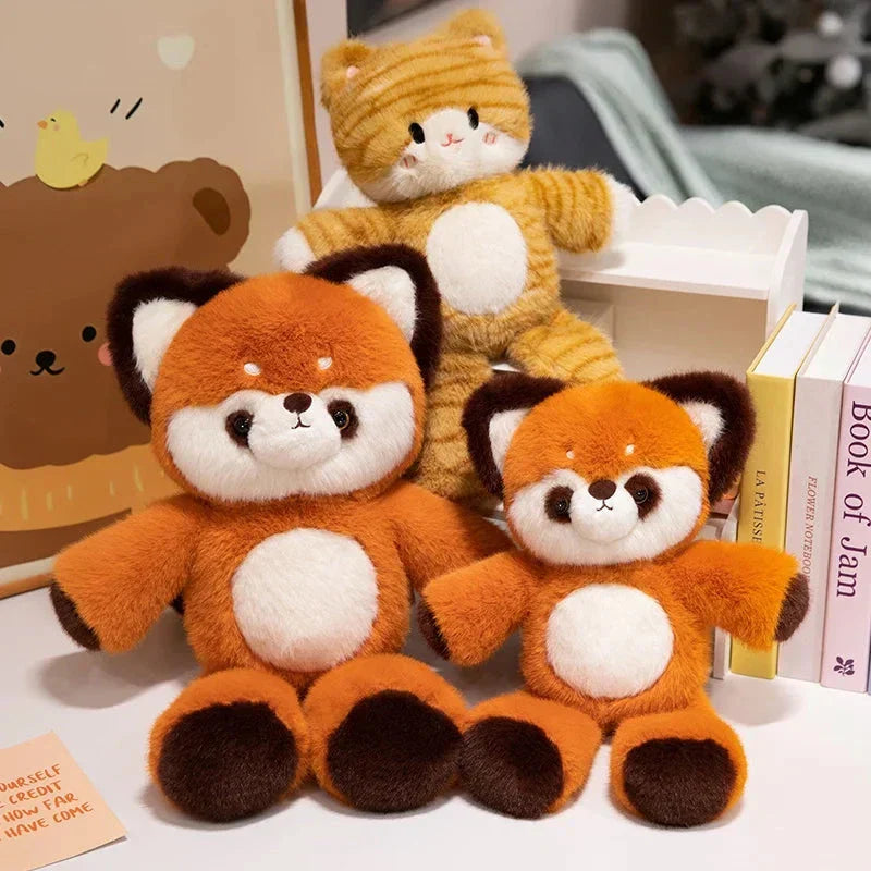 BowLift | Tomo & Mikan the Cat & Red Panda Plush Buddies