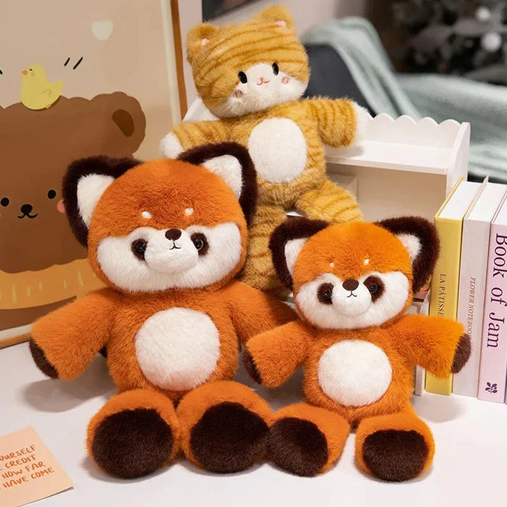 BowLift | Tomo & Mikan the Cat & Red Panda Plush Buddies