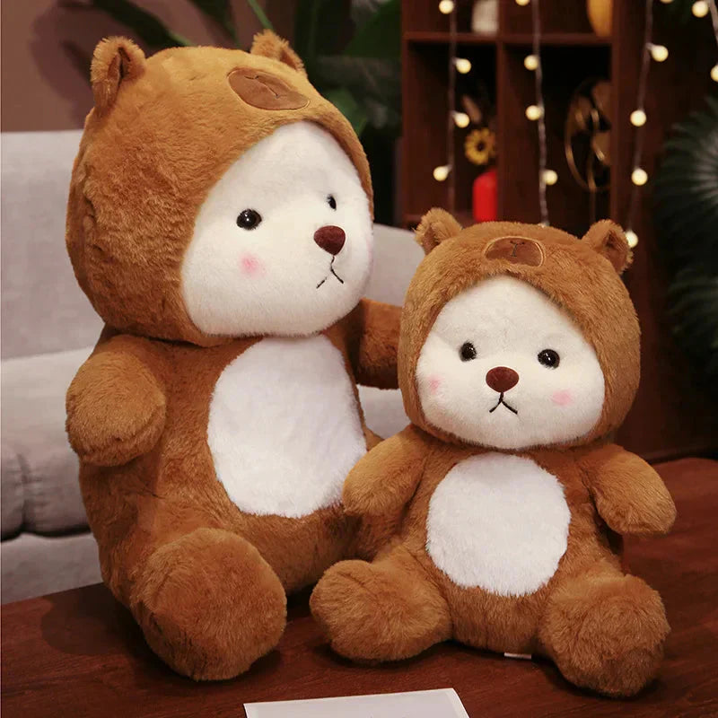 BowLift | White Bear Capybara Costume Plushie