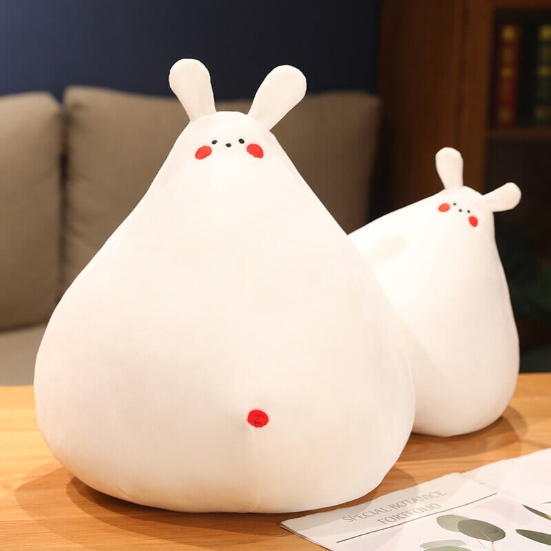 BowLift | Zuki the White Bunny Plushie with Mini Face