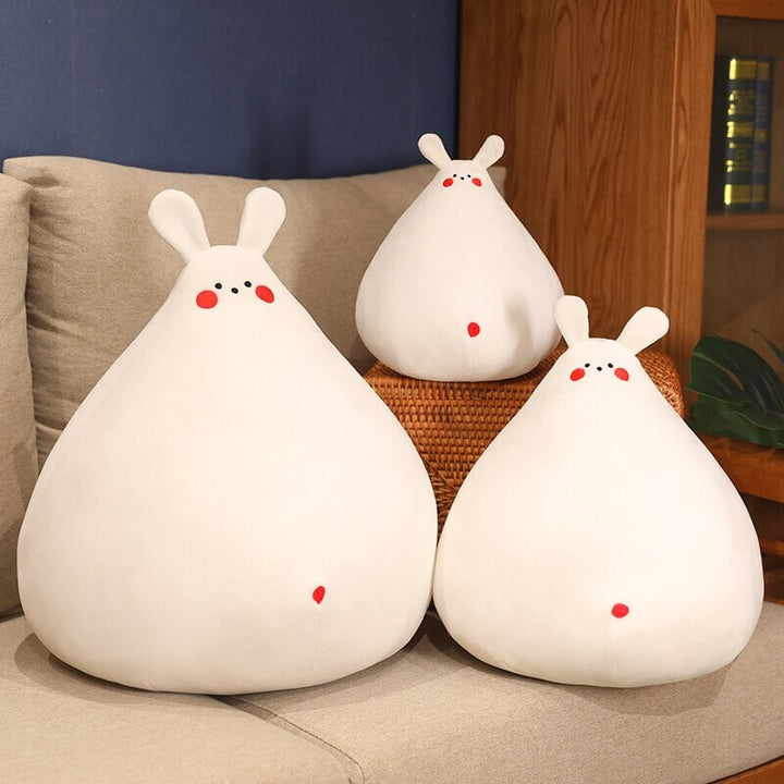 BowLift | Zuki the White Bunny Plushie with Mini Face