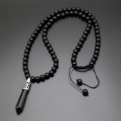 Selene Onyx Mala Necklace - A Touch of Elegance Bowlift