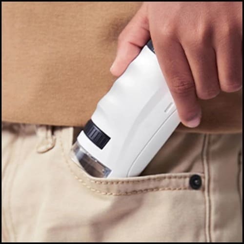 BowLift | KiddyScope™ Portable Pocket Microscope with Adjustable 60-120x zoom