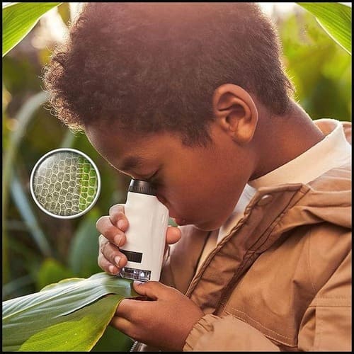 BowLift | KiddyScope™ Portable Pocket Microscope with Adjustable 60-120x zoom