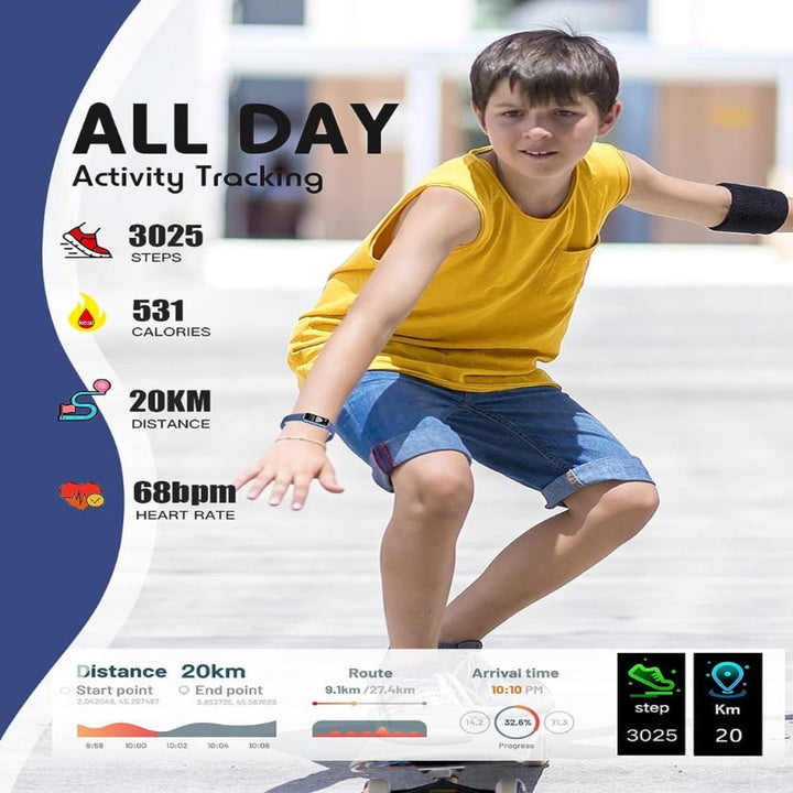 BowLift | KidFit Pro Slim Fitness Tracker for Kids