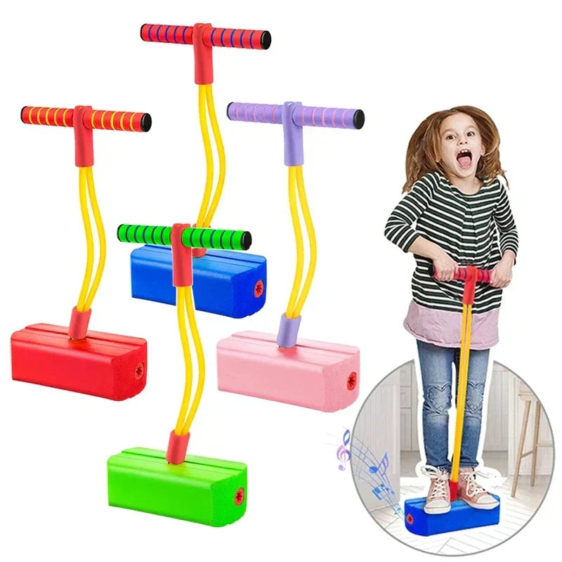 Spring Fun Balance Hopper – Safe Foam Pogo Stick for Kids | Bowlift