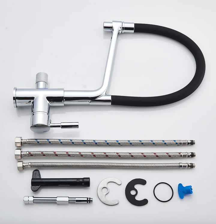 BowLift | Kitchen Tap with Double Outlet and Water Filtration - PureFlow Duo