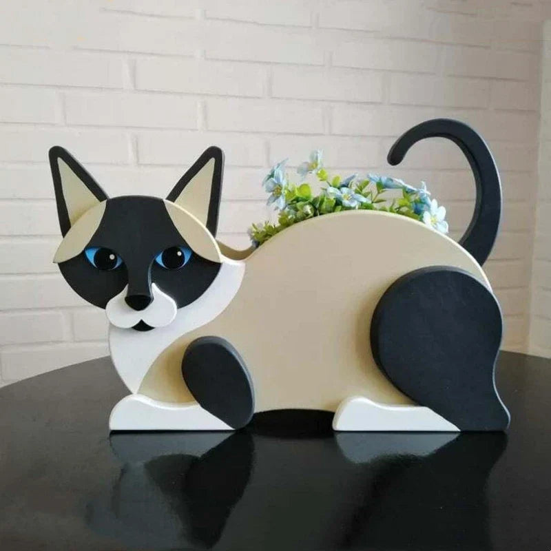 BowLift | KittyKraft Cat-Shaped DIY Garden Pot