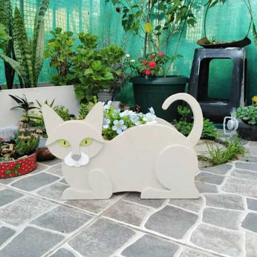 BowLift | KittyKraft Cat-Shaped DIY Garden Pot