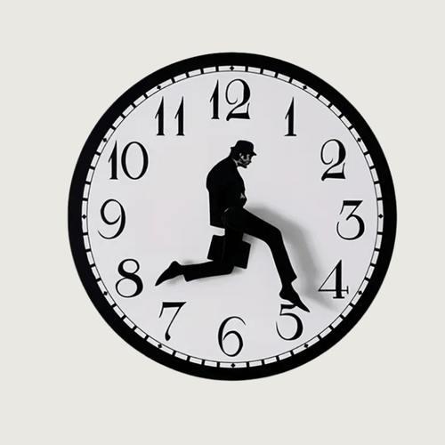 BowLift | Funny Wall Clock – Colorful Decorative Design
