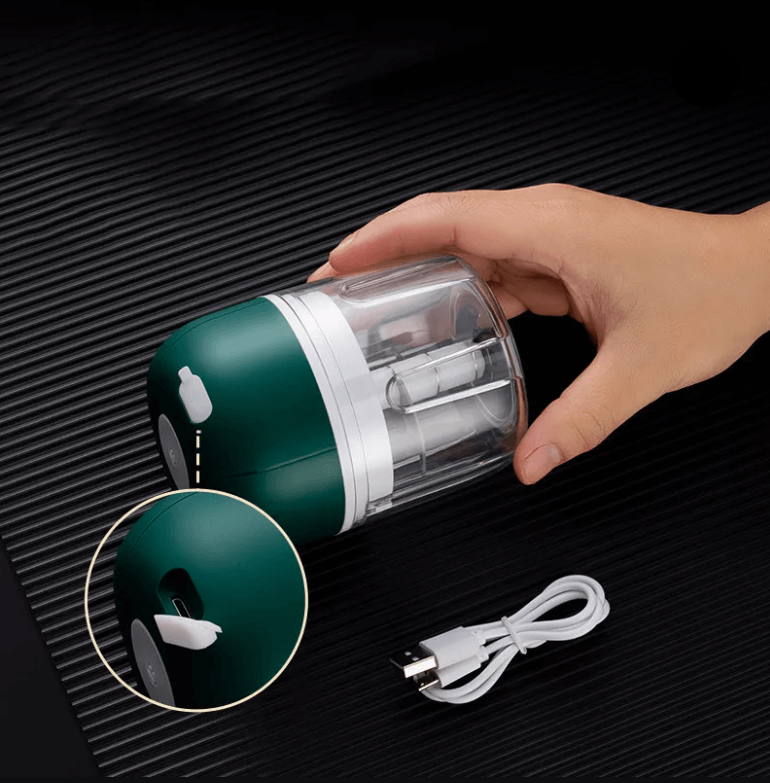 BowLift | ChopEase Electric Garlic Press – USB Rechargeable – Compact & Powerful – 250ml