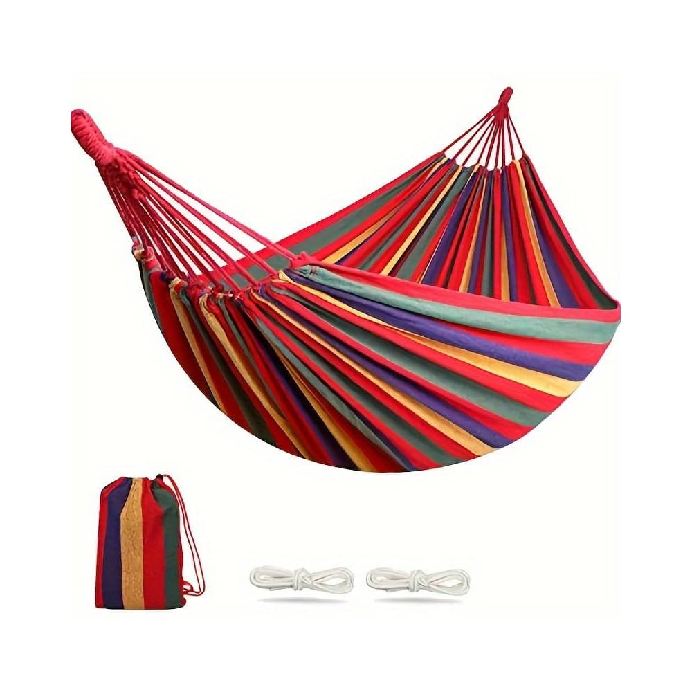 Hammock - by Camping Hammock (red striped) | Bowlift