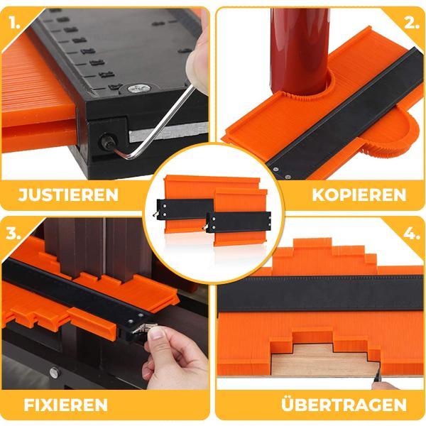 BowLift | Contour gauge contour duplication gauge with lock