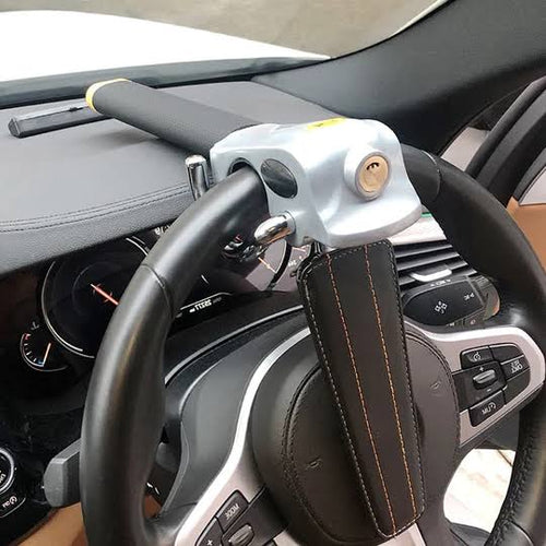 Adjustable Steering Wheel Lock with Triple Locking – Strong Theft Protection | Bowlift