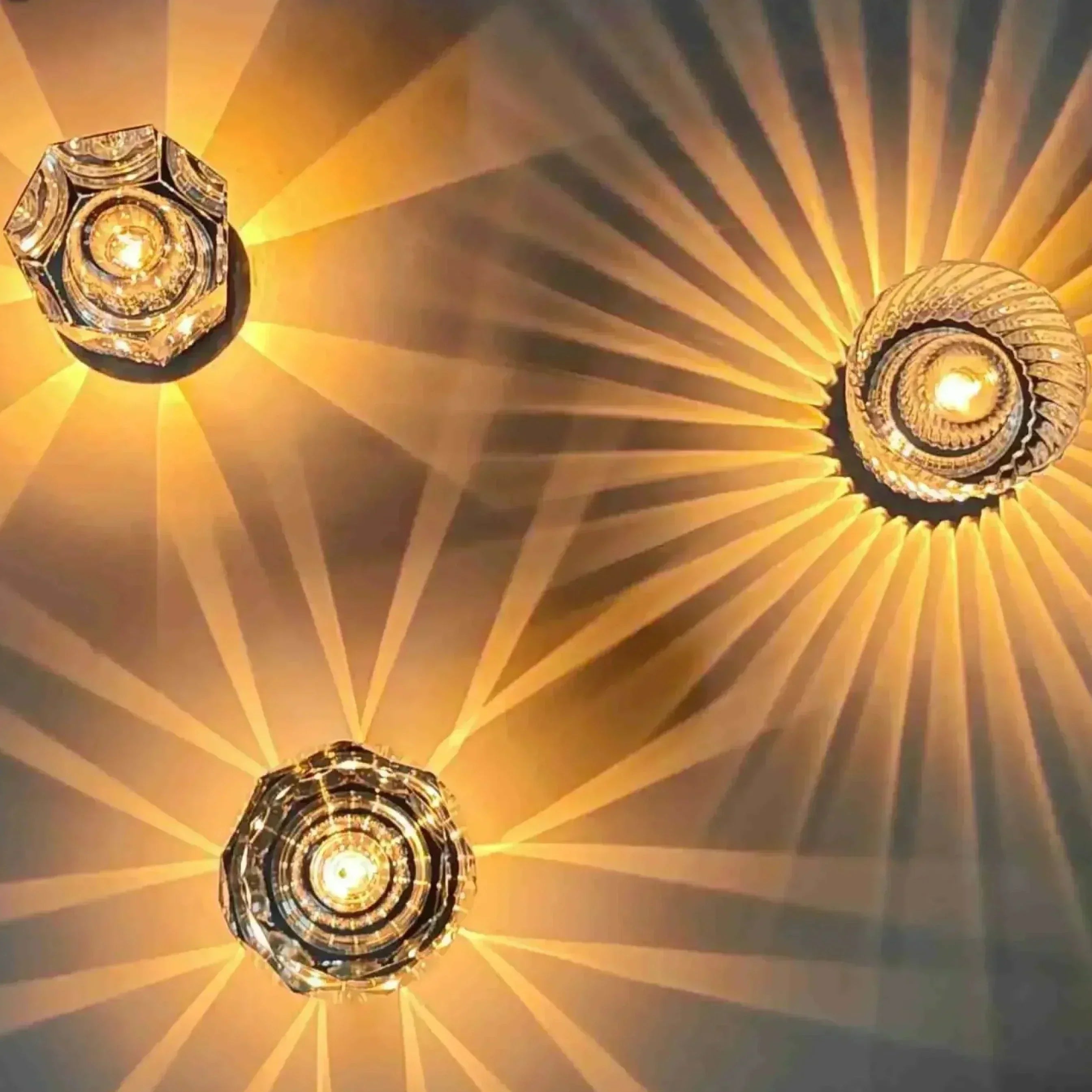 BowLift | Crystal Table Lamp VÉLORIA | Diamond Look & 360° Light Play | Wireless & USB Rechargeable | Up to 12 hrs. Light Duration