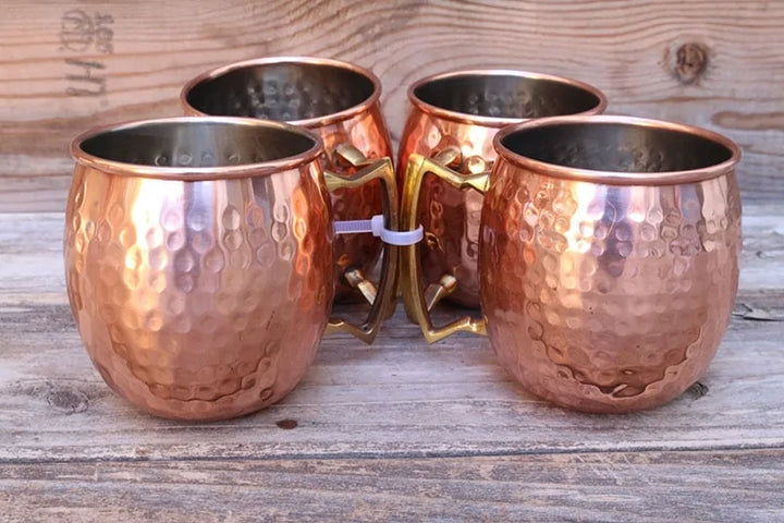 BowLift | Hammered Copper Cup Set - ChillCopper