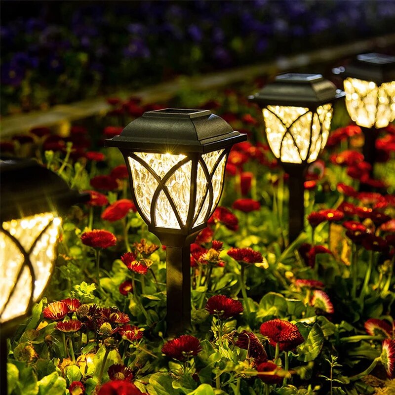 LED Solar Garden Lights – Decorative Solar-Powered Lawn Lights for Outdoor Pathways | Bowlift